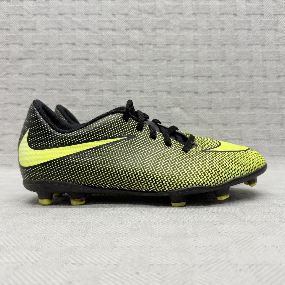 Nike Bravata 2 FG GS Green Boys 6y Volt 844442‎ 070 Soccer